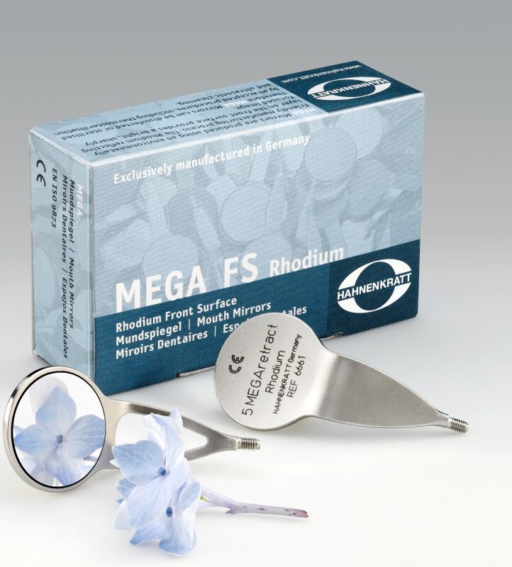 ESPEJO DENTAL MEGA FS RODIO Nº.5 ROSCA GRUESA (C. S.) Cj. 12uds